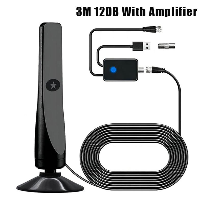 New Digital Tv Antenna Receiver Indoor And Outdoor High-Definition Digital Terrestrial Wave Hdtv Tv Antenna Supports Multiple Co