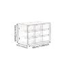 1pc drawer style 6-grid/9-grid/12 grid bracelet jewelry storage box desktop jewelry stationery lipstick dustproof storage box