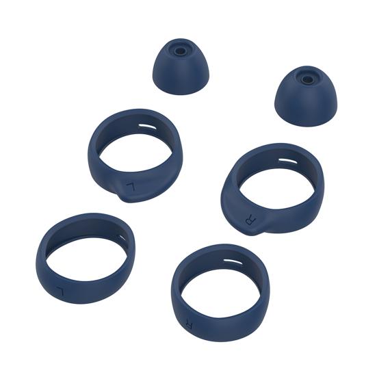 2 Pair Earplug Durable Broken-proof Silicone In-Ear Earphone Covers Cap for Shopping