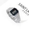 Simple Retro Digital Watch Metal Wristwatch Couple Student