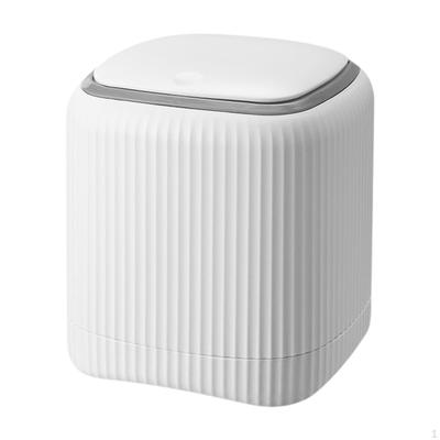 Cestino per rifiuti Countap Cestino Push Multiuso Pulsante 13.5x13.5x14.5 Cm Piccolo Contenitore per Riciclaggio
