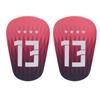 Chapmap Mini Football Soccer Shin Guards Mini Size Lightweight Number Printed Hard Shell Protective Shin Pads for Youth Adult 1