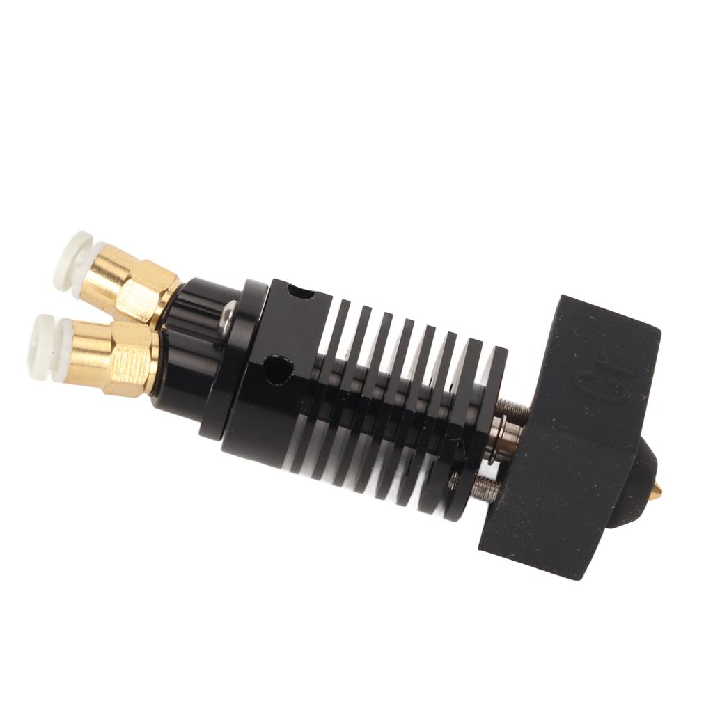 Metall Hotend Extruderkopf 0,4 mm Messingdüse Stabil Schnellschalter 2 in 1 Ausgang Hotend Kit für Ender 3D-Drucker Ersatz