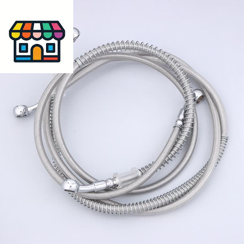 50-200CM Motorcycle Brake Oil Hose Brake Line Universal Motorbike Stainless Steel Braided Pipeline Modification Parts