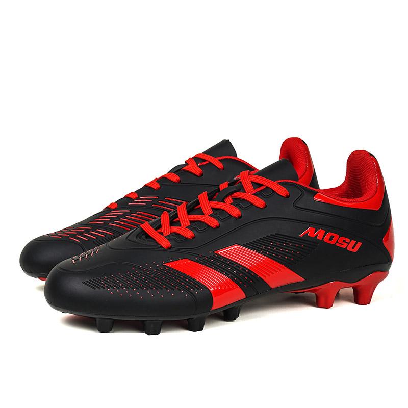 36-45Ghete de fotbal unisex Pantofi de fotbal pentru antrenament profesional de vârf înalt Pantofi de fotbal pentru tineret cu vârf lung