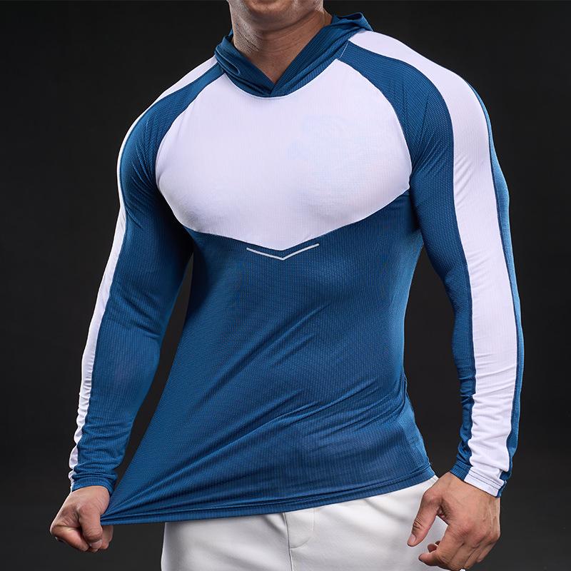 Quick-drying Long-sleeved Men's Sports T-shirt Spring Basketball Running Fitness Training Top