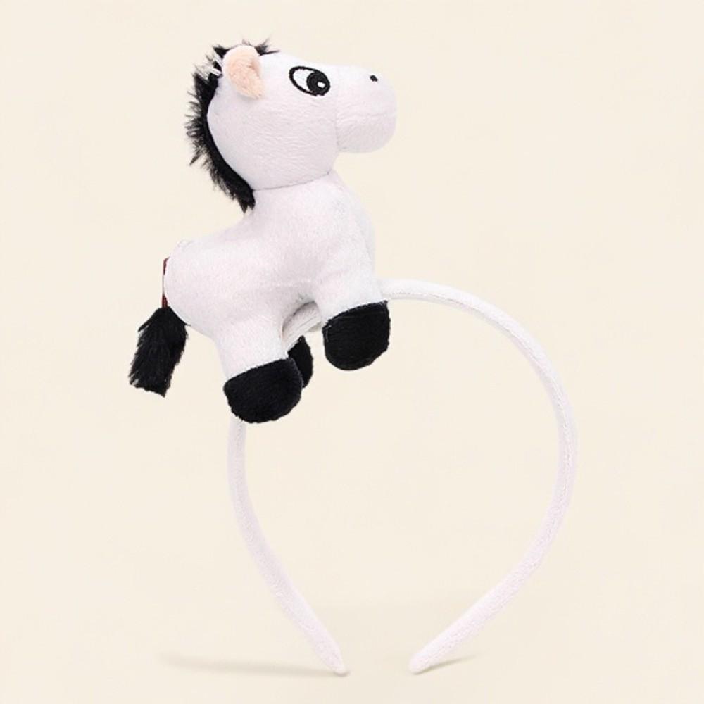 Pony Horse Headband Cartoon New Year Headpiece Creative 2026 New Year Headband Cosplay Supplies