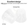Clear Orchid Pot Reusable Orchid Flowerpot with Holes Plastic Ventilated Planter for Repotting Growing Indoor Outdoor Orchids