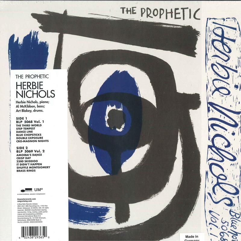 LP Record HERBIE NICHOLS - The Prophetic Herbie Nichols Vol. 1 00602438293650 Blue Note, UMe 2021 Europe Jazz