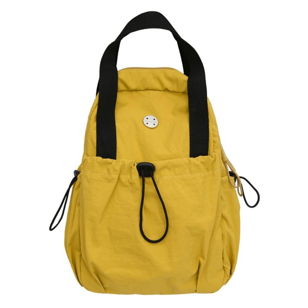 

Рюкзак дорожный большой вместимости Водонепроницаемая сумка для рабочей одежды Нейлоновый рюкзак со шнурком Общий жёлтый