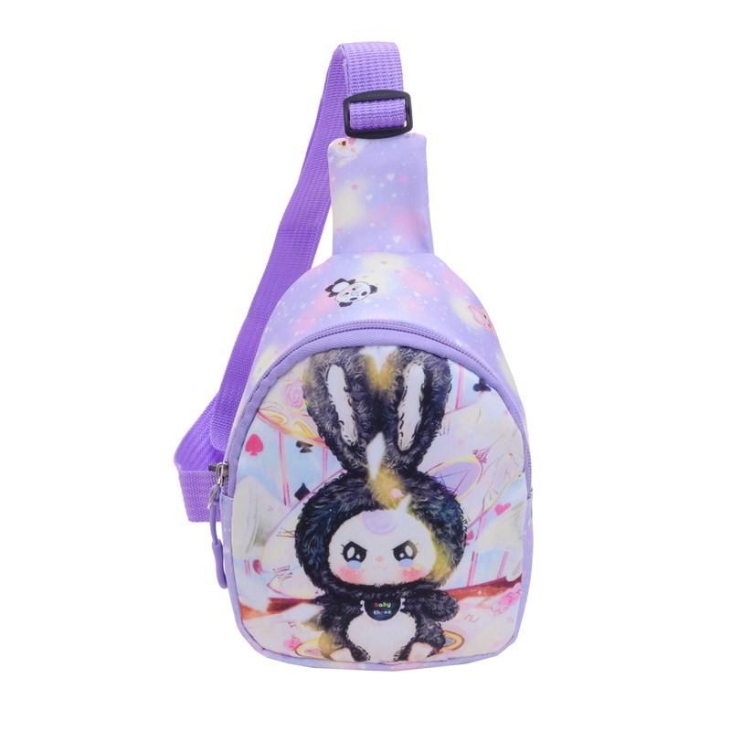 Shoulder Bag Kids Fashion With Cartoon Baby Three Print For Interior Outings