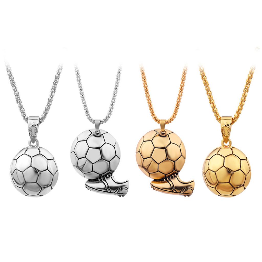 Football Pendant Sports Men's Ball Accessory Jewelry Hip-hop Retro Male Fitness Accessory