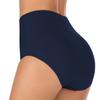 Plus Size Women’s Sexy High-Waisted Triangle Bikini Bottoms, Solid Color Slim-Fit Quick-Dry Swimwear for Beach