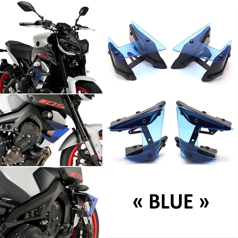 MT-09 2017- Motorcycle Parts Side Downforce Naked Spoilers Fixed Winglet Fairing Wings For Yamaha MT09 MT 09 SP 2018