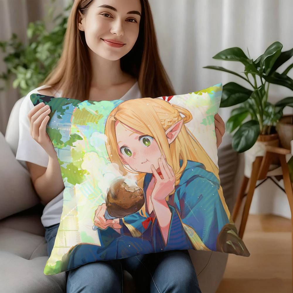 Anime M-Marcille Donato Kissenbezug Sofa Dekoration Zuhause Beidseitiger Druck Kurzer Plüsch Kissen Kissenbezug Weihnachtsgeschenk