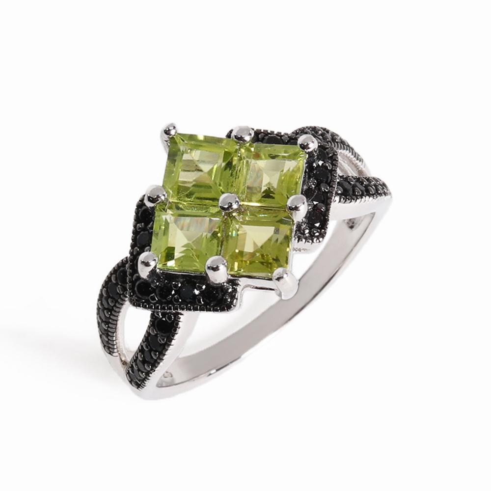 New arrival! unique ring with Natural Garnet gemstones Women's fine jewelry 925 sterling Silver