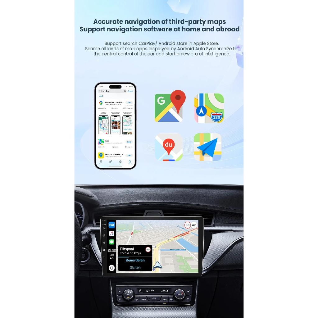CarRocket 2in1 Wireless CarPlay Dongle Android Auto Adapter AI Smart Box Car Intelligent Systems for Car with Wired CarPlay