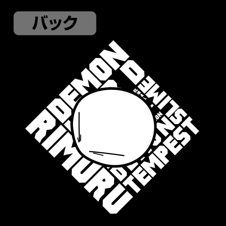 COSPA That Time I Got Reincarnated as a Slime Rimuru Tempest Square BLACK L size [Official] T-shirt