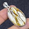 Brecciated Mookaite Gemstone Handmade 925 Sterling Silver Pendant 2.05" G7A41