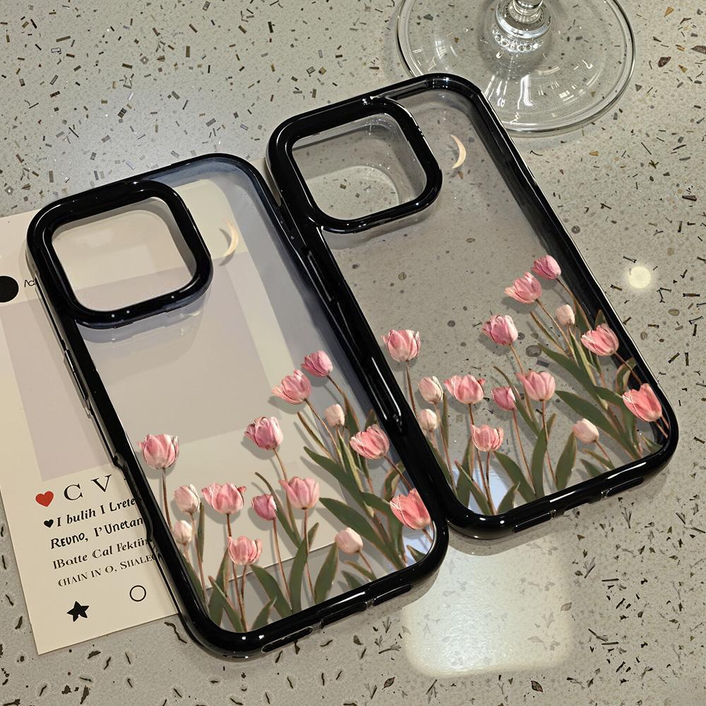Acrylic Phone Case for iPhone 11 12 13 14 Pro 12 14 16 Pro Max for Samsung A16 A36 A56 S24 FE High-quality Painted Anti-fall Mobile Phone Case