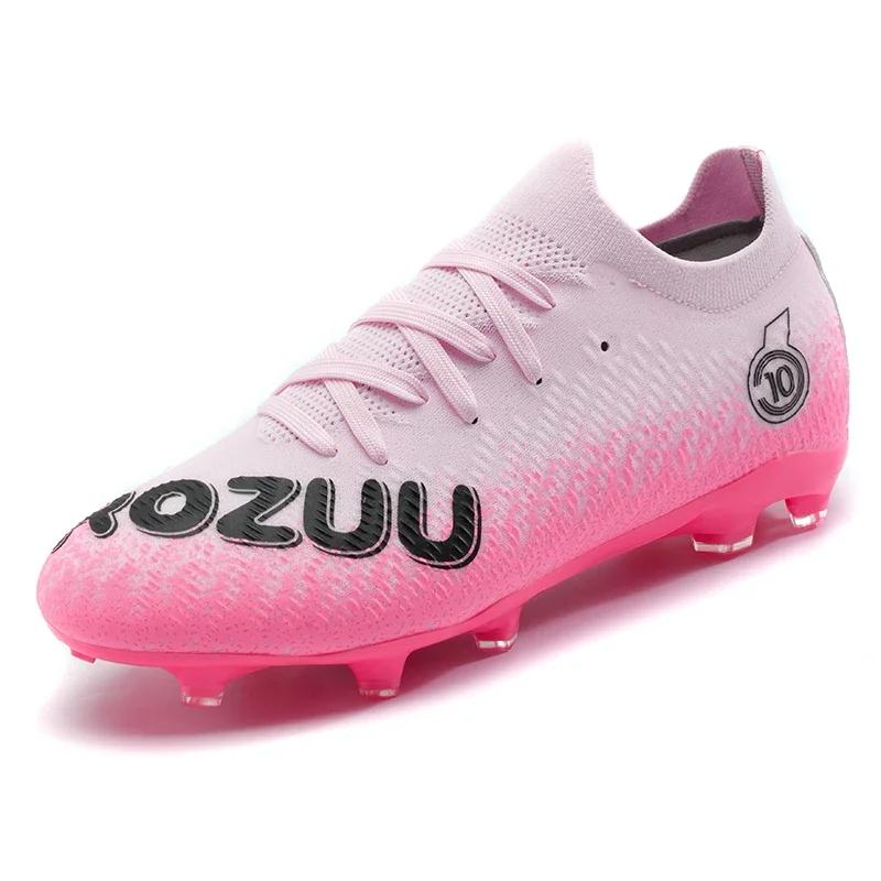

Society Cleats Soccer Shoes Men New FG Football Shoes Professional Fast Football Field Boots Sneaker Comfortable Grass Training 35