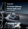 Suporte de Telefone para Carro de Painel com Placa de Número para Carro Painel Almofada Antiderrapante Tapete Suporte de Telefone Rotativo Suporte de Telefone Automático Universal