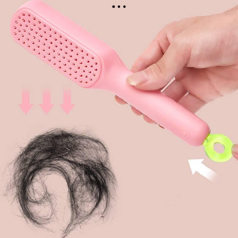Home Scalp Cleaning Hair Comb Durable Retractable Massage Portable Antistatic