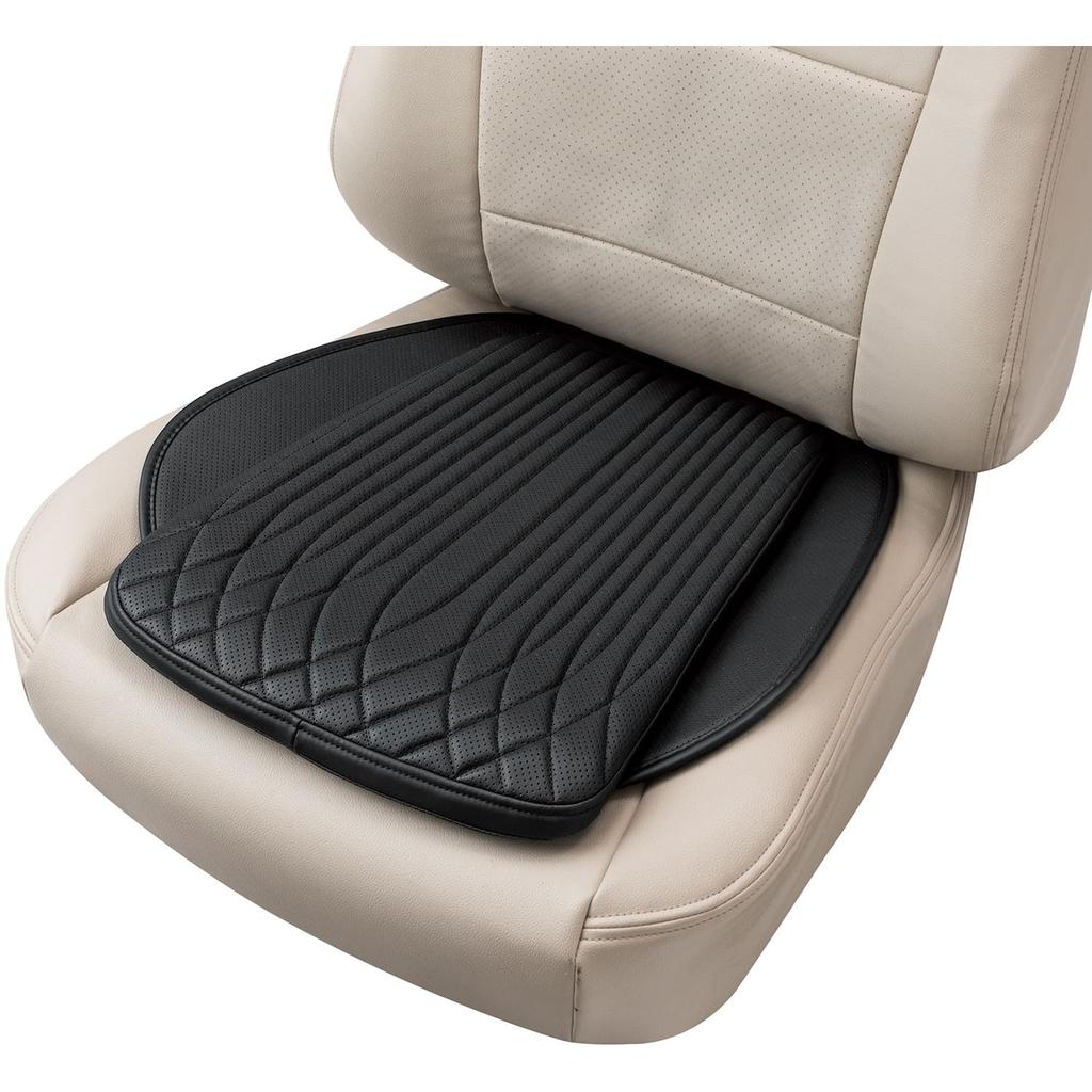 BONFORM Deluxe Leder Hüft 480 x 500 x Polster, Größe 30mm, Farbe Schwarz, 5216-43BK