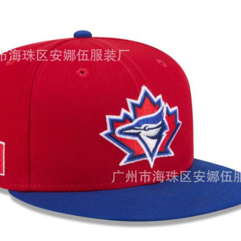 2026 Baseball Cap Unisex Embroidered Flat Brim American Hip Hop Team Blue Jays