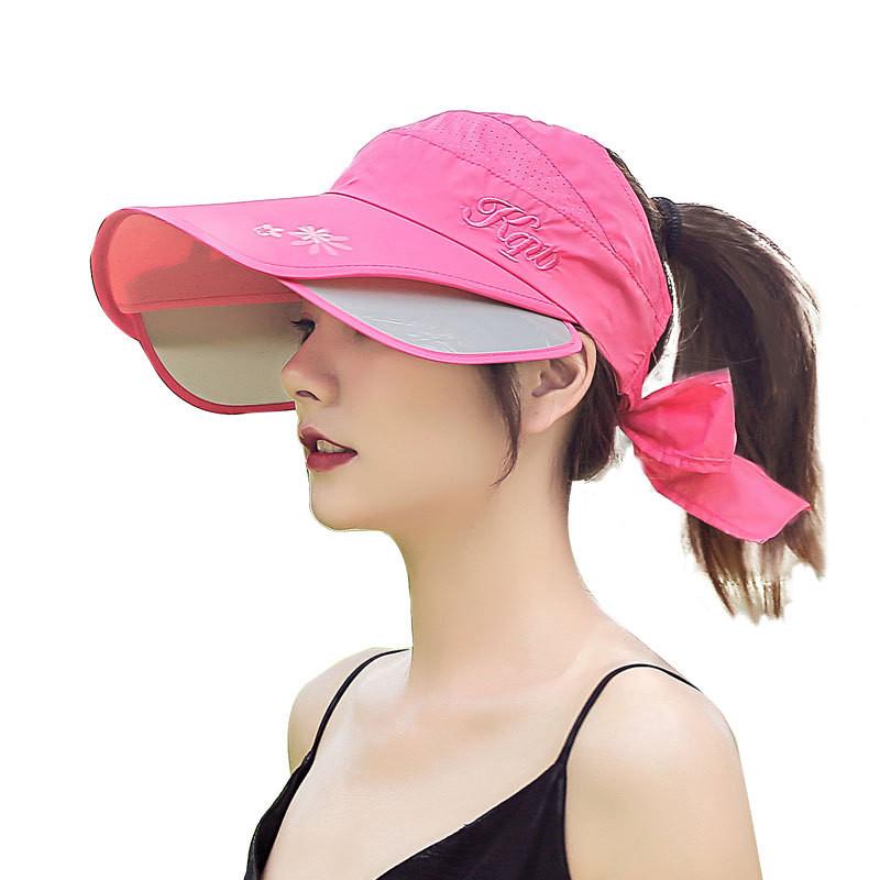 Summer Sun Protection Hat For Women With Wide Brim And Breathable Polyester Fabric Outdoor Sports Accessories