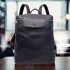 Women'S Backpack Leather Black First Layer Cowhide Backpack Versatile High-End Women'S Bag Bucket Women'S Bag