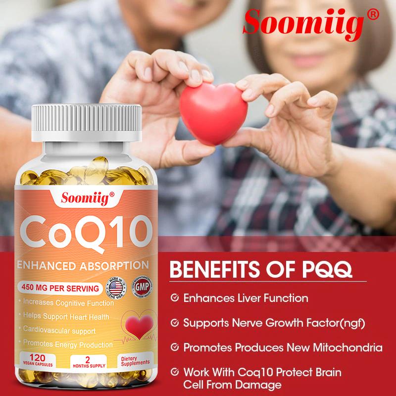 Coenzima Q10 450 mg - 120 capsule (V) - 100% Ubichinone - Naturale
