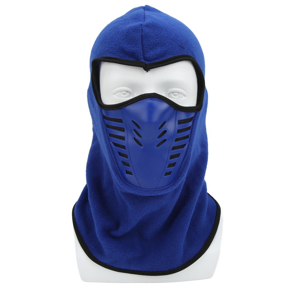 Volledig Gezichtsklep met Ademend Mesh Siliconen Paneel Winter Fleece Nekwarmer voor Rijden Winddichte Gezichtsklep