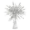 Christmas Tree Star Topper Glowing Snowflake Pendant Xmas Tree Topper Christmas Festival Supplies Xmas Decorations Ornaments