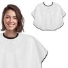 Makeup Cape Beauty Salon Cape Water Resistant Short Smock Light Weight Beard Apron Styling Shampoo Cape for Hairdresser
