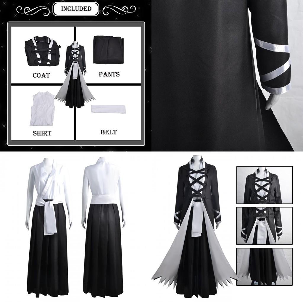 High Quality Bleach Kurosaki Ichigo Robe Cosplay Costume Halloween Carnival Party