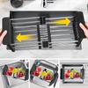 ORDOS sink drainer basket black