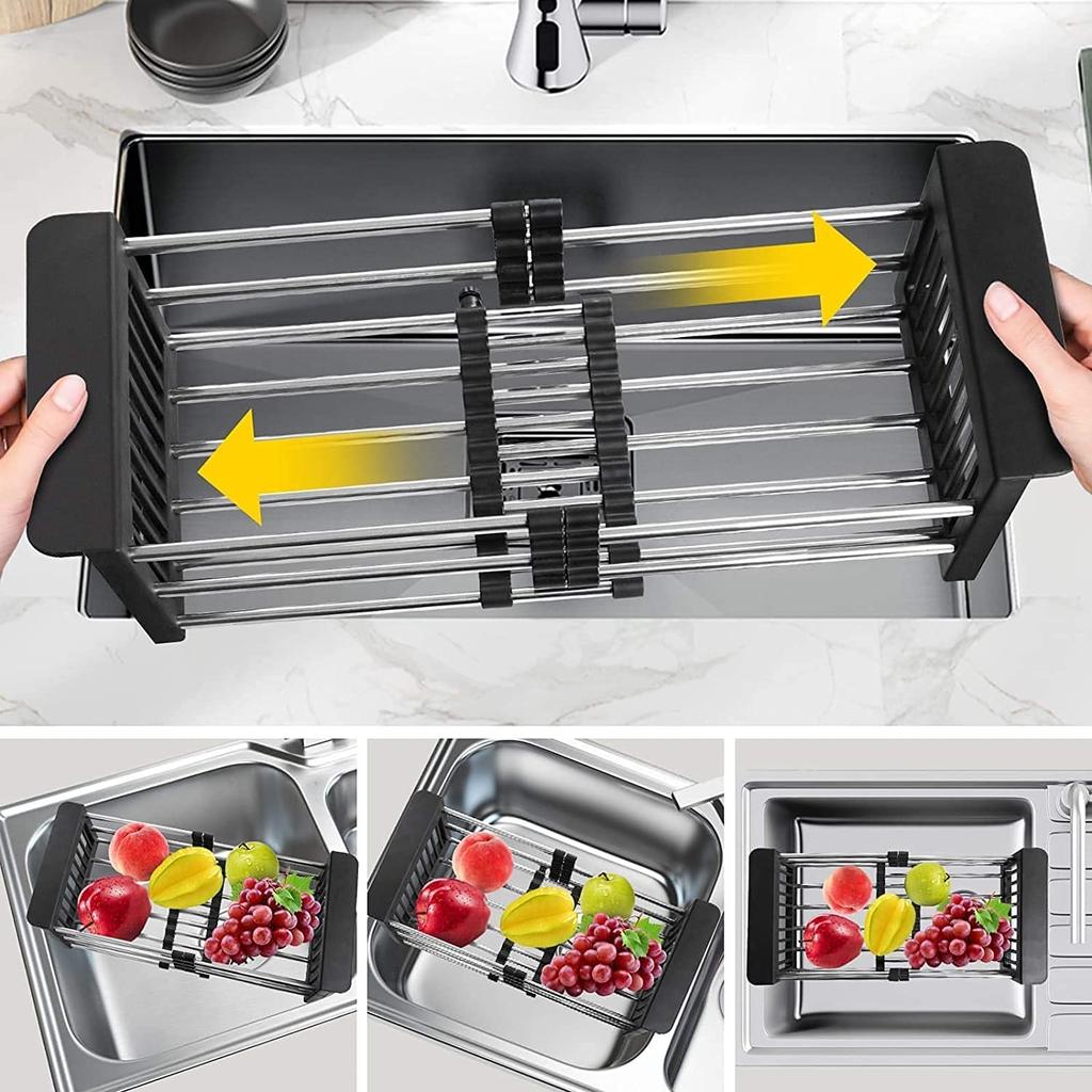 ORDOS sink drainer basket black