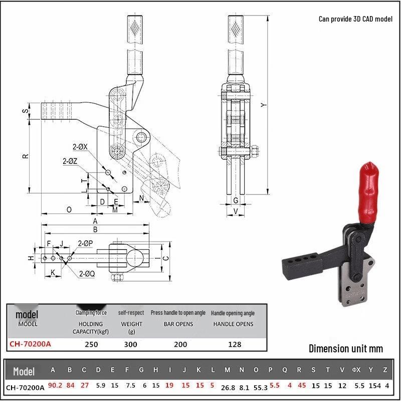 Yundu CH-70200A Quick Toggle Clamp