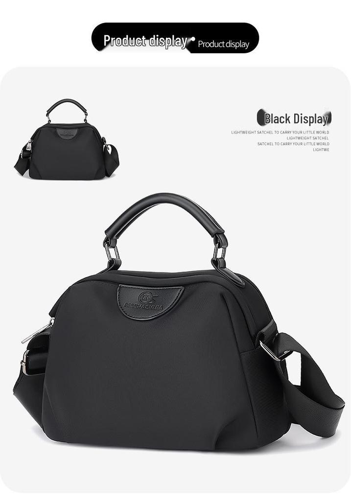 Premium Oxford Cloth Waterproof Crossbody Bag - Lightweight, Multi-Layer, Large Capacity, Casual Single Shoulder Handbag