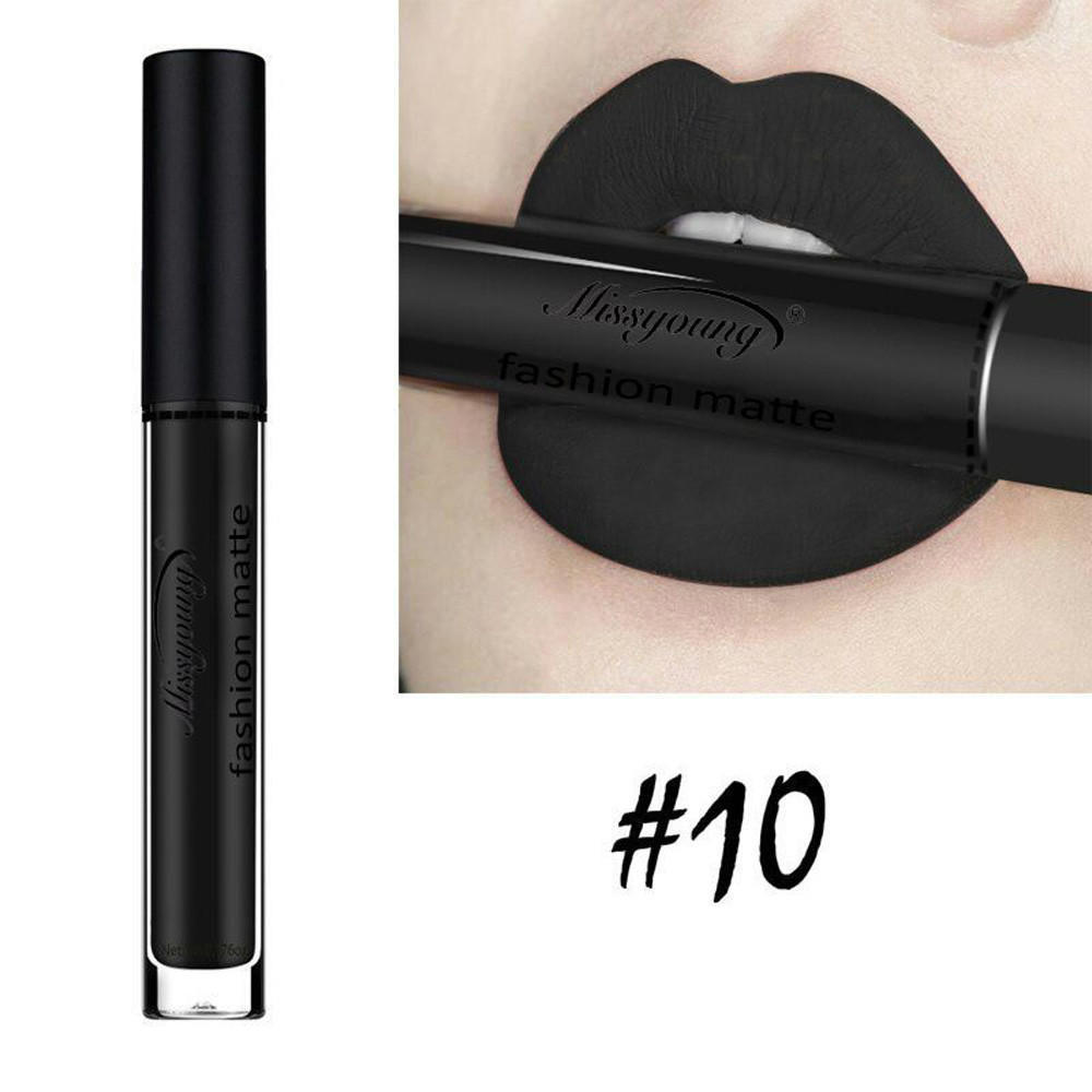 Batom Líquido Hidratante Batom Aveludado Cosmético 8ML