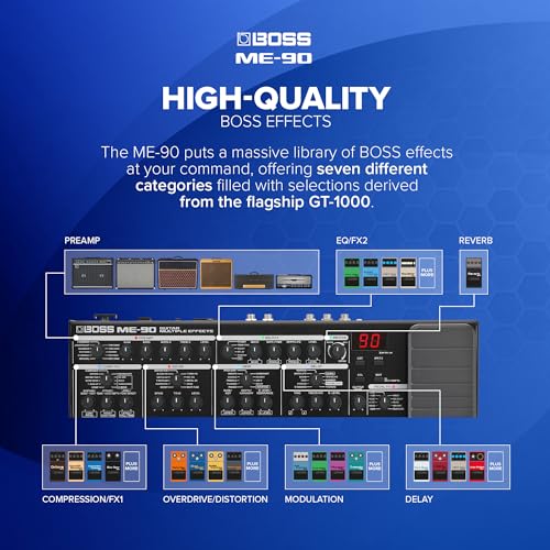 BOSS ME-90 Guitar Multiple Effects Multi-Effector Boss