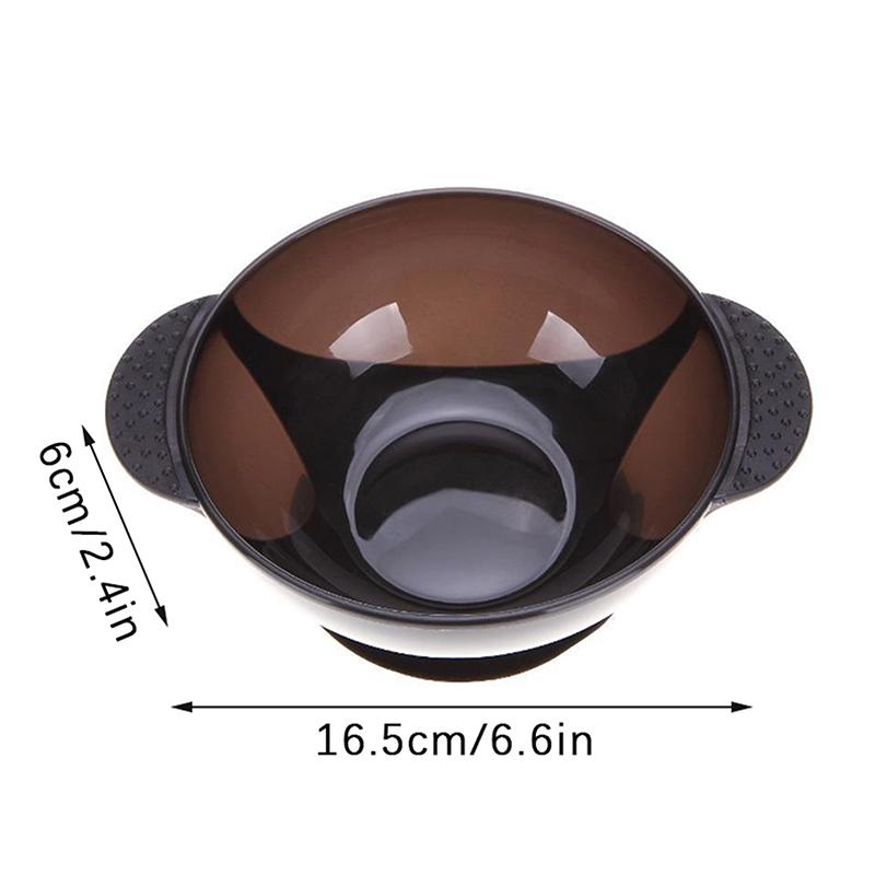 Hair Dye Color Mixer Bowl Professional Hair Coloring Tools Hairdressing Styling Accessories Hair Dye Bowl With Suction Cup