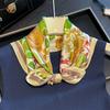 Neue Schals 100% Echte Seide Schal Quadratisch Hijab Stirnband Schals Schal Damen Damen Foulard Natürlicher Pashmina Mode Bandana