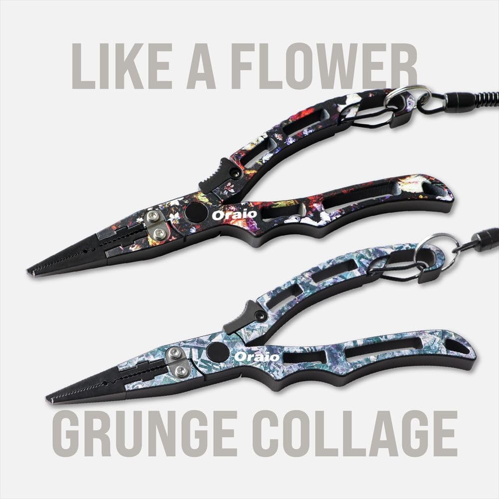 TAKAMIYA Orio Casual Pliers Small Nose Grunge Collage
