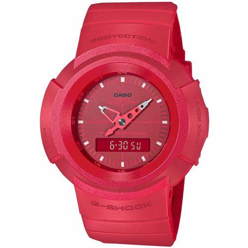 

Casio G-Shock Men s Waterproof AW-500 Revival Analog-Digi Watch, Red, AW-500BB-4E