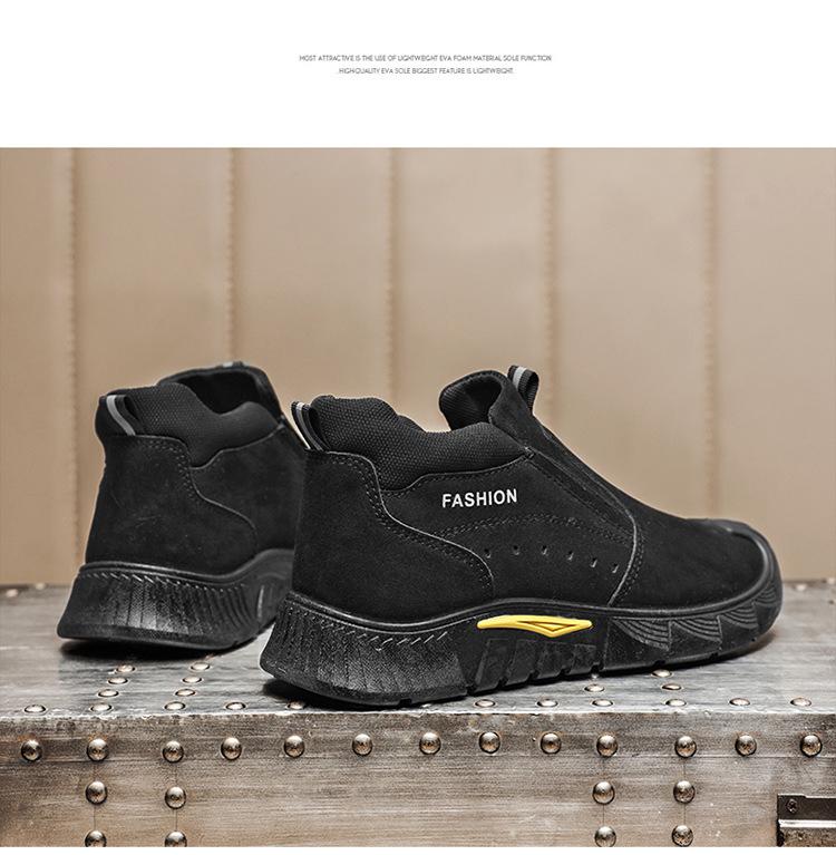 Pánské zimní zateplené pracovní boty: Prodyšná, Pohodlná, Trendy, Ležérní, Všestranná Venkovní Obuv