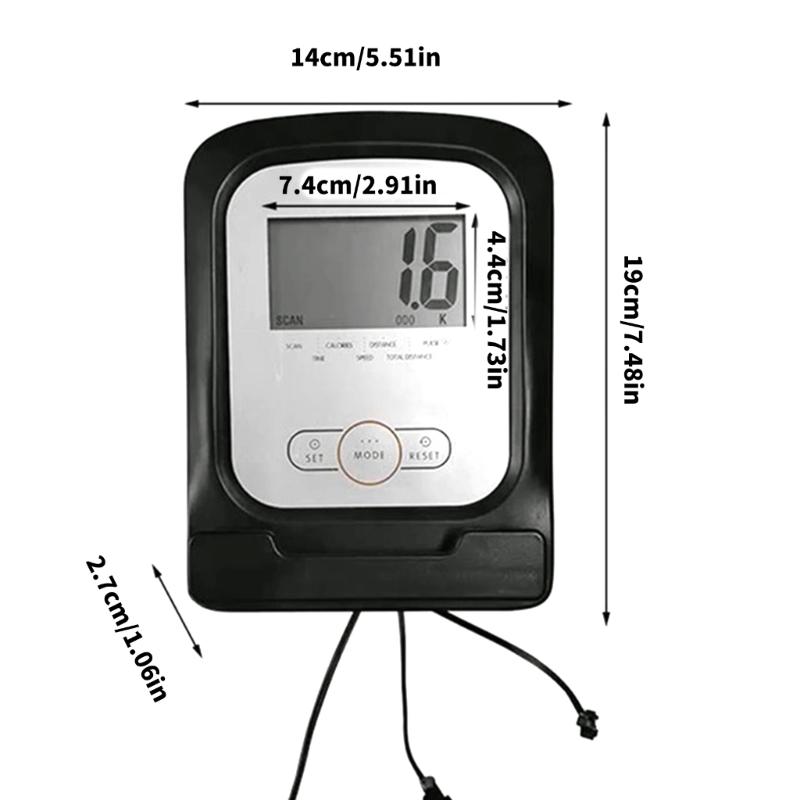 Heimtrainer Monitor Indoor Rudermaschine Zähler Heimtrainer Elektronischer Zähler Digitalanzeige Bildschirm Monitor