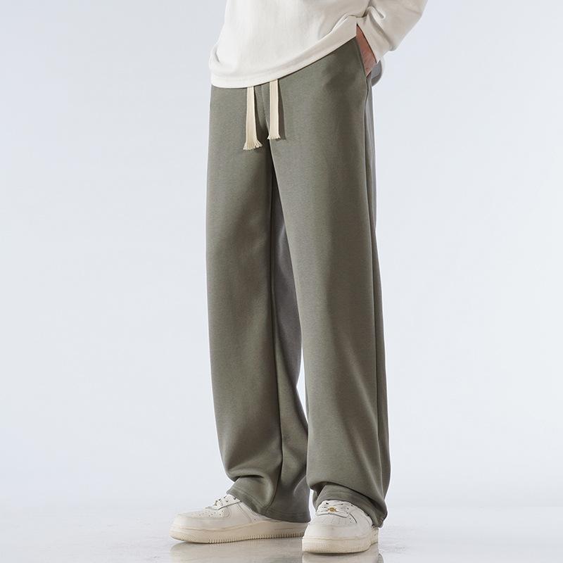 Sweatpants Men's Spring and Autumn Loose Simple Fashion Straight Casual Pants Versatile Sports Pants Boys