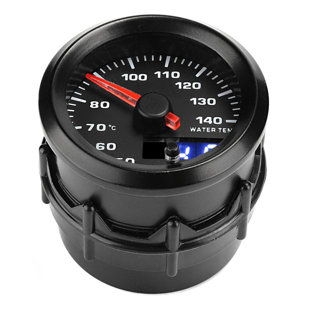 

52 мм 2 дюйма 7 цветов LED дисплей 40 140 градусов Цельсия Автомобильный датчик температуры воды